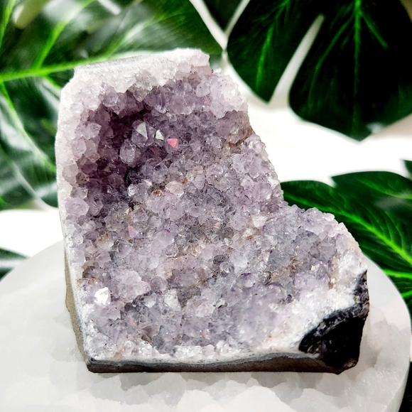 Amethyst Crystal Cluster with Large Flat Base Geode - Picture 10 of 11
